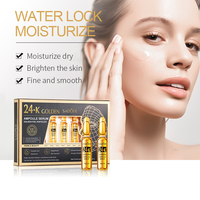 2ml * 7pcs Marque privée SADOER Golden Ampoule Sérum pour le visage Essence Portable Hydratant Soins de la peau Produits de beauté Raffermissant Lisse