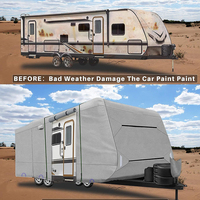 Housse de camping-car personnalisée en tissu Oxford, anti-poussière et imperméable, pour camping-car et caravane