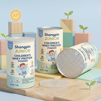 Tube en carton rond de qualité alimentaire écologique pour les compléments alimentaires, les protéines en poudre, les soins de santé pour enfants