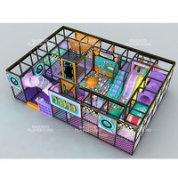Équipement de terrain de jeu intérieur de haute qualité pour enfants, parc d'aventure avec piscine à balles, aire de jeux souple, équipement de divertissement