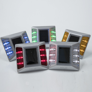 Ip68 방수 태양 고양이 눈 도로 표시 반사 빛 led 포장 마커 태양 도로 스터드 반사판 알루미늄 전원 - Product Image 4