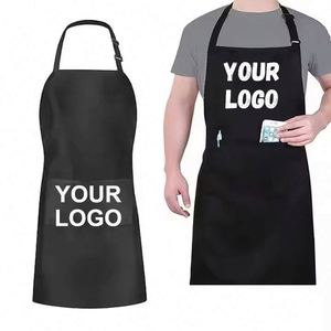 Promotion : Tablier bleu personnalisé avec logo imprimé, Tablier japonais rouge personnalisé avec impression de logo - Product Image 3