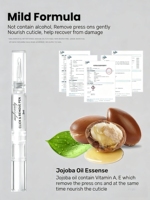 MyBeautyNails Stylo à huile sans acétone, dissolvant de colle gel solide pour faux ongles à presser, adhésif gelée réutilisable pour retirer les faux ongles