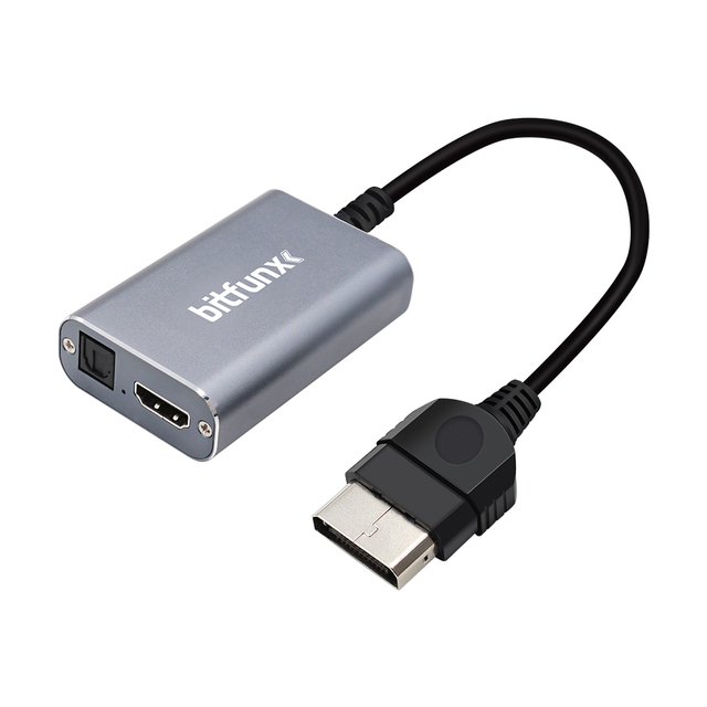 Bitfunx Adapter HDMI for XBOX Classic Retro Gaming Consoles HD Cable Accepts 5.1 Dolby Digital Surround Sound