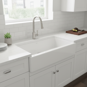 [BAEKJO] Évier sous plan en émail blanc 860 offrant une intégration parfaite au comptoir et un style moderne - Product Image 3