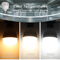 Lampe de la série T haute puissance T80/T100/T120/T140 20W/30W/40W/50W 100-240V Ampoule LED haute luminosité pour éclairage intérieur