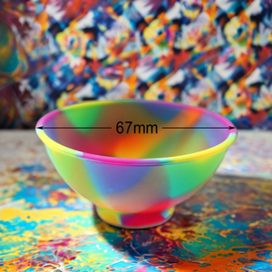 Bol en silicone avec logo personnalisé de 67mm pour crème à l'huile, épices aux herbes ou tabac Technique polie durable Accessoires pour fumeurs à domicile - Product Image 4