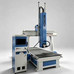 Machine de gravure CNC 4 axes à <span class=keywords><strong>portique</strong></span> haut avec tête pivotante pour le mousse, l'EPS et le <span class=keywords><strong>bois</strong></span> - Product Image 2