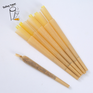 Papier à cigarettes à combustion lente en gomme arabique biologique non blanchie, personnalisé, rouleau de 109 mm, cône en papier. - Product Image 3