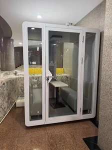 Cabines de bureau modulaires modernes en aluminium pour hôtels, villas, conférences mobiles, hôpitaux, entrepôts et <span class=keywords><strong>musique</strong></span> vocale - Product Image 6