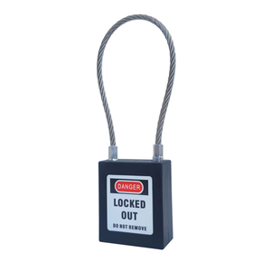 FEIHUAN Fábrica Cable de acero inoxidable Grillete <span class=keywords><strong>Loto</strong></span> Candado Bloqueo DE SEGURIDAD Etiquetado Seguridad OSHA Cerradura Fabricante OEM - Product Image 5