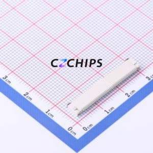 FPC-05F-50PH20 FFC/FPC Connector SMD,P=0.5mm,Horizontal Mount Connector Flip Cover Type Bottom Contact 50P 0.5mm - Product Image 2