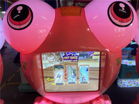 Dinibao Meilleure vente Machine de jeu de course de grenouilles aux gros yeux à monnayeur pour enfants Version anglaise 110V/220V
