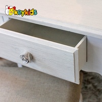Table à langer moderne en bois, design de meubles en bois, coiffeuse W08H012