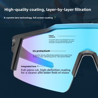 Nouvelles lunettes de soleil de sport d'extérieur, verres coupe-vent et résistants aux UV pour le cyclisme et la randonnée, lunettes haut de gamme pour hommes