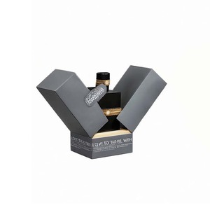 Caja de Perfume de Regalo Elegante Gris Personalizada de Alta Gama para Mujer, Forrada con Esponja, Laminación Mate, Estampado en Relieve, Terciopelo - Product Image 3
