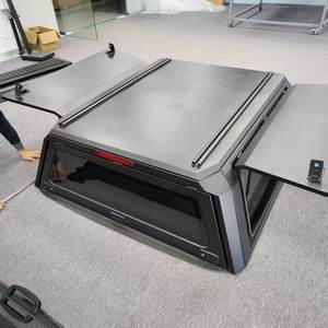 Tapa de Caja de Carga Resistente e Impermeable de Aleación de Aluminio para <span class=keywords><strong>Chevrolet</strong></span> Silverado 1500 y GMC Sierra 1500 2019+ |   Instalación sin perforación - Product Image 5