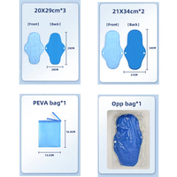 Serviette de bain douce pour femmes, tissu menstruel absorbant féminin en polaire, lavable, réutilisable, protège-slip hygiénique