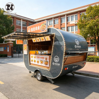 Remorque professionnelle pour gelato, chariot à thé DOT, camion de restauration VIN pour sandwichs