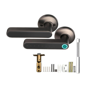 Serrure intelligente biométrique WAFU Tuya en alliage de zinc avec empreinte digitale, contrôle à distance via application BLE et stockage cloud pour portes en bois/laiton/aluminium/acier - Product Image 6