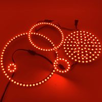 Jam Dinding LED Terlaris 60led Ultra Terang WS2812 5050 Panel Lampu LED RGB dengan Driver Terintegrasi