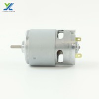 Moteur CC RS555 – Échantillon disponible : Moteur à balais 12 V haute vitesse et couple élevé, idéal pour les applications domotiques et de ventilateurs