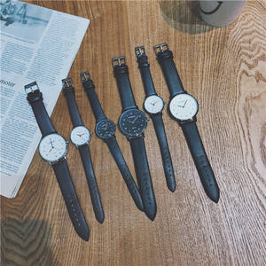 공장 직접 판매 가격 최고의 간단한 얇고 읽기 쉬운 남성 여성 연인의 일본 석영 드레스 시계 판매 - Product Image 4