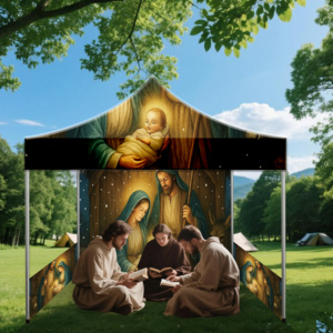 Customized Advent Advertising 3x3M Foldable Sunshade <b>Tent</b> with Aluminum Alloy <b>Frame</b> Portable Easy Setup for Outdoor Events - Product Image 4