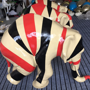 Statue di Animali in Resina e Fibra di Vetro su Misura, Grandi Sculture di <span class=keywords><strong>Elefanti</strong></span>, Sculture di <span class=keywords><strong>Elefanti</strong></span> Acrobatici Dipinte - Product Image 5