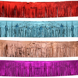 Guirnalda de Borlas Rectangulares Brillantes para Decoración de Techos en Fiestas de Cumpleaños y Bodas, con Flecos de Borlas - Product Image 1