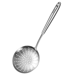 Passoire en acier inoxydable 304 de qualité alimentaire pour le drainage de l'huile de friture et la préparation des légumes, avec design anti-éclaboussures - Product Image 2