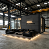 Maison conteneur préfabriquée en kit pour salon et chambre