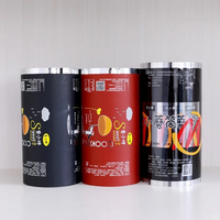Film laminé visqueux de qualité alimentaire pour l'emballage d'huile d'olive de collation de chocolat de confiture de pâte avec étanche à l'humidité et large gamme de scellage
