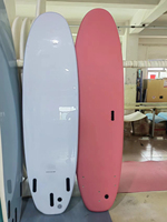 Haute qualité violet IXPE Soft Top planche de surf EPS mousse Softboard avec fond en HDPE coloré laminé à la chaleur pour les enfants
