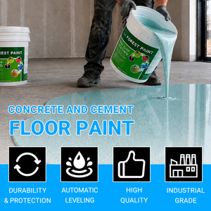 Vernice Epossidica Colorata a Base d'Acqua per Pavimenti, Durevole, <span class=keywords><strong>con</strong></span> Texture Marmorizzata Antiscivolo, Rivestimento in Resina Autolivellante per Interni Domestici - Product Image 2