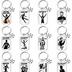Porte-clés de football en acier inoxydable 2026 – Cadeau sportif promotionnel pour hommes et femmes, accessoires pour anniversaire et Saint-Valentin - Product Image 1