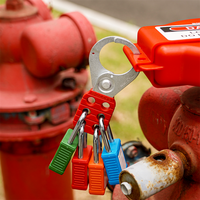 BOZZYS cadenas de sécurité serrure de verrouillage cadenas identiques 38mm industriel Loto verrouille le même verrouillage de clé-Tagout