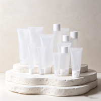 Tube cosmétique vide en PP souple de 50 ml et 100 ml avec bouchon à vis pour crème isolante, nettoyant visage, crème pour les mains et corps