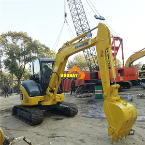 Mini-pelle sur chenilles Komatsu PC50 d'occasion, 5 tonnes, modèle PC50MR-2, avec moteur, pompe et boîte de vitesses PLC, performance longue durée, 2022 - Product Image 6