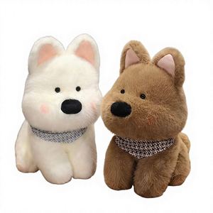 Simulated White Small Dog Plush Toy & Stuffed Animal Doll Sleeping <b>Pillow</b> for Hugging Women's 25cm-60cm Gift - Product Image 2