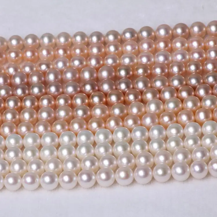 Haiyang perla cultivada AA perle d'acqua dolce del commercio all'ingrosso branelli allentati della perla di perle naturali
