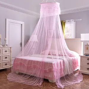 Красивый навес для детской кровати, белая, розовая, желтая сетчатая занавеска, купольная москитная сетка, новая навес для детской кровати, навес от насекомых