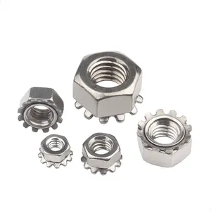 Metric Size M3-M12 Hex Toothed Nut K-Lock K Nut