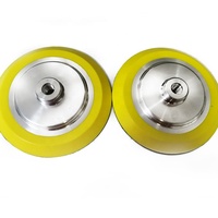Pad Pengamplas dan Pemoles Listrik 180mm M14 Berbahan Aluminium Alloy dengan Perekat Hook and Loop dan Material PU, Tahan Lama untuk Bodi Mobil OEM