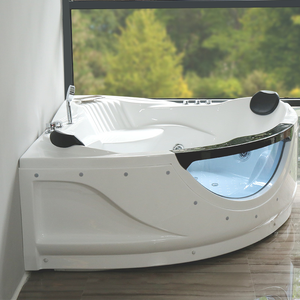 Baignoire à remous en acrylique au design moderne pour les petites familles Fonction de <span class=keywords><strong>massage</strong></span> en pierre pour la maison et l'hôtel Certifié Cupc - Product Image 2