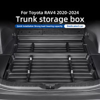 Boîte de rangement professionnelle pour coffre de voiture en PP, organisateur de coffre pour Toyota RAV4 2023-2024