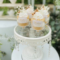 Plastique jetable PS Mini tasse à dessert Pudding mousse transparente tasses à gâteau conteneurs à dessert