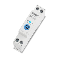 DIY GO 40A DC Smart Circuit Breaker WiFi Switch 8-90VDC Dengan Pengukur Energi Timer Kontrol Aplikasi Tuya Smart Life Pemantauan Real-Time
