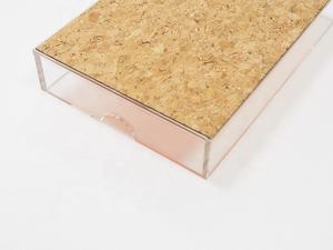 Plástico de grado superior, fondo de oro rosa, Clip acrílico transparente, notas de <span class=keywords><strong>correo</strong></span>, soporte para notas, organizador de bandeja de cartas - Product Image 6