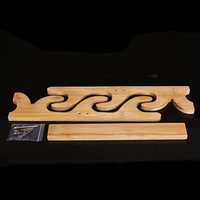 Support de présentation de couteaux et d'épées en bois sur pied, à 1/2/3/4 niveaux, pour le rangement